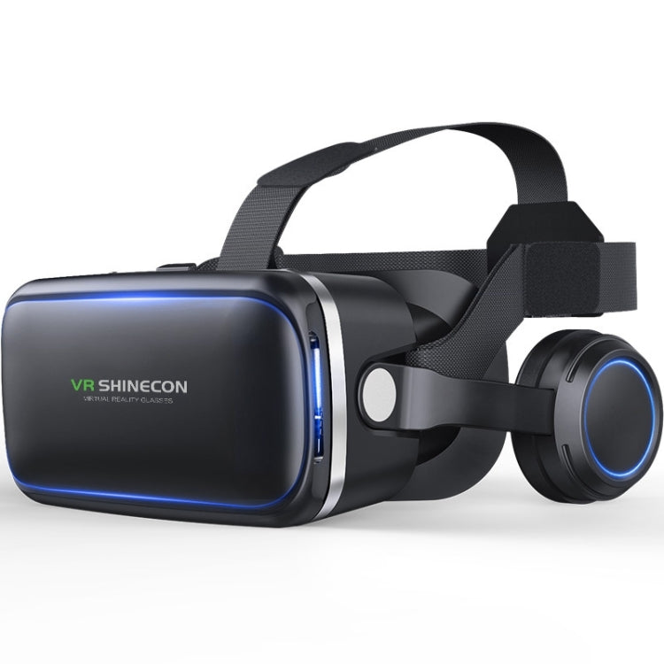 Gafas de vídeo 3D de realidad virtual VR SHINECON G04E adecuadas para teléfonos inteligentes de 3,5 a 6,0 pulgadas con auriculares HiFi