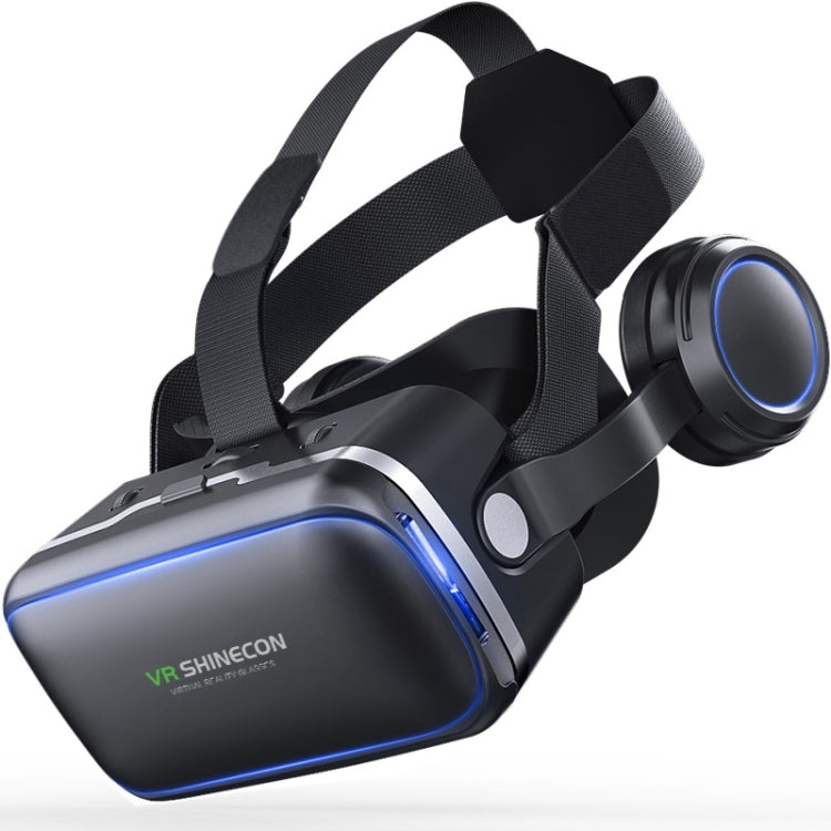Gafas de vídeo 3D de realidad virtual VR SHINECON G04E adecuadas para teléfonos inteligentes de 3,5 a 6,0 pulgadas con auriculares HiFi