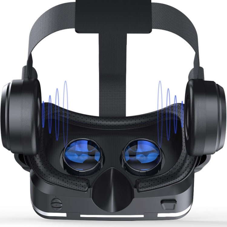 Gafas de vídeo 3D de realidad virtual VR SHINECON G04E adecuadas para teléfonos inteligentes de 3,5 a 6,0 pulgadas con auriculares HiFi