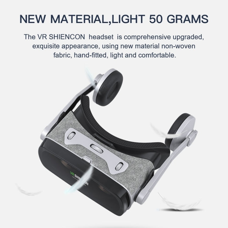 Gafas de vídeo 3D de realidad virtual VR SHINECON G07E adecuadas para teléfonos inteligentes de 4,0 a 6,3 pulgadas