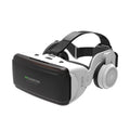 Gafas de vídeo 3D de realidad virtual VR SHINECON G06E adecuadas para teléfonos inteligentes de 4,7 a 6,1 pulgadas con auriculares, G06E