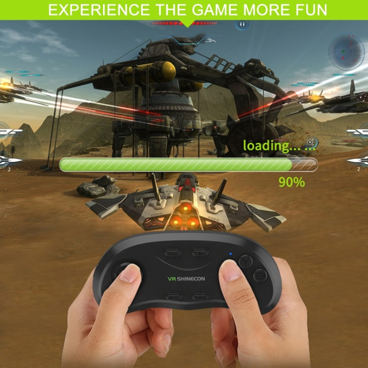 VR Shinecon 3D Juegos de películas Gafas de realidad virtual Bluetooth Mando a distancia Gamepad, SC-B01