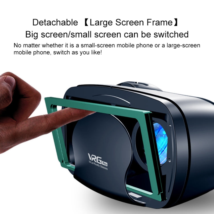 VRG Pro Audio Video Versión Lentes recubiertas Blu-ray Gafas todo en uno para teléfono móvil 3D VR, Blu-ray Coated Lenses