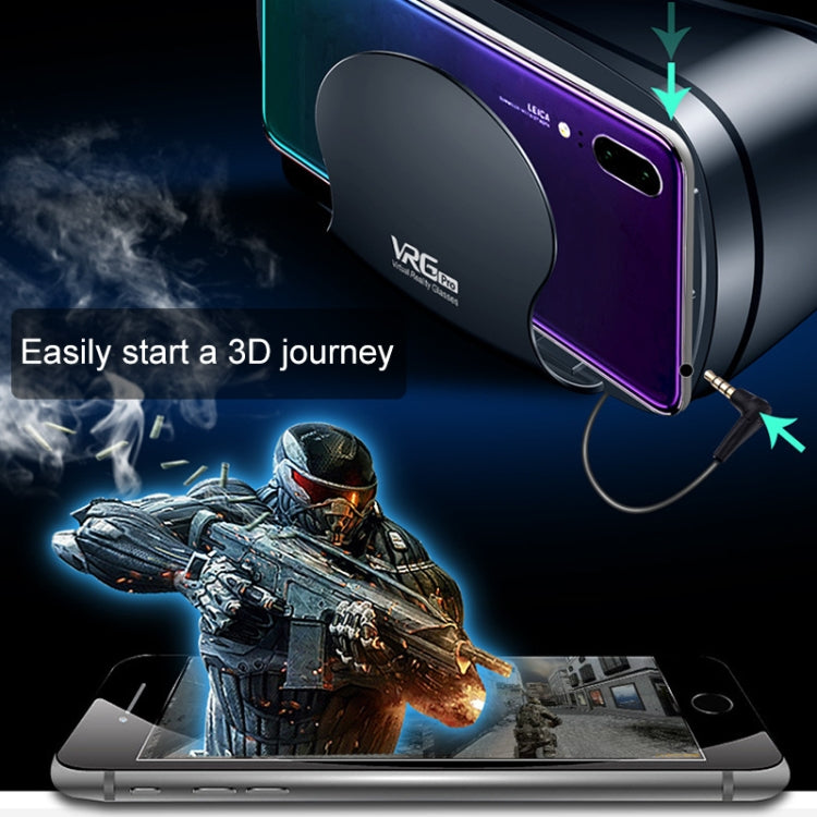 VRG Pro Audio Video Versión Lentes recubiertas Blu-ray Gafas todo en uno para teléfono móvil 3D VR, Blu-ray Coated Lenses