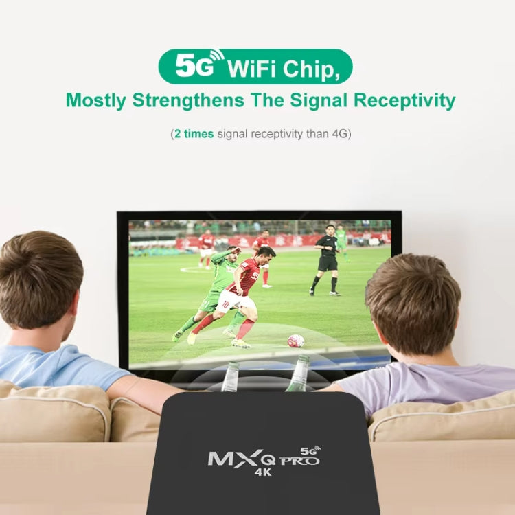 MXQ 4K Full HD Media Player RK3229 Quad Core KODI Android 9.0 TV Box con control remoto, RAM: 1GB, ROM: 8GB, Soporte HDMI, WiFi, Miracast, DLNA