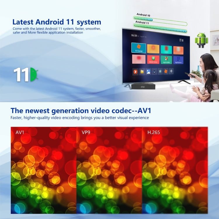 Tanix X4 Android 11 Smart TV Box, Amlogic S905X4 Quad Core, 4GB+32GB, Wifi Dual, BT, 4GB+32GB