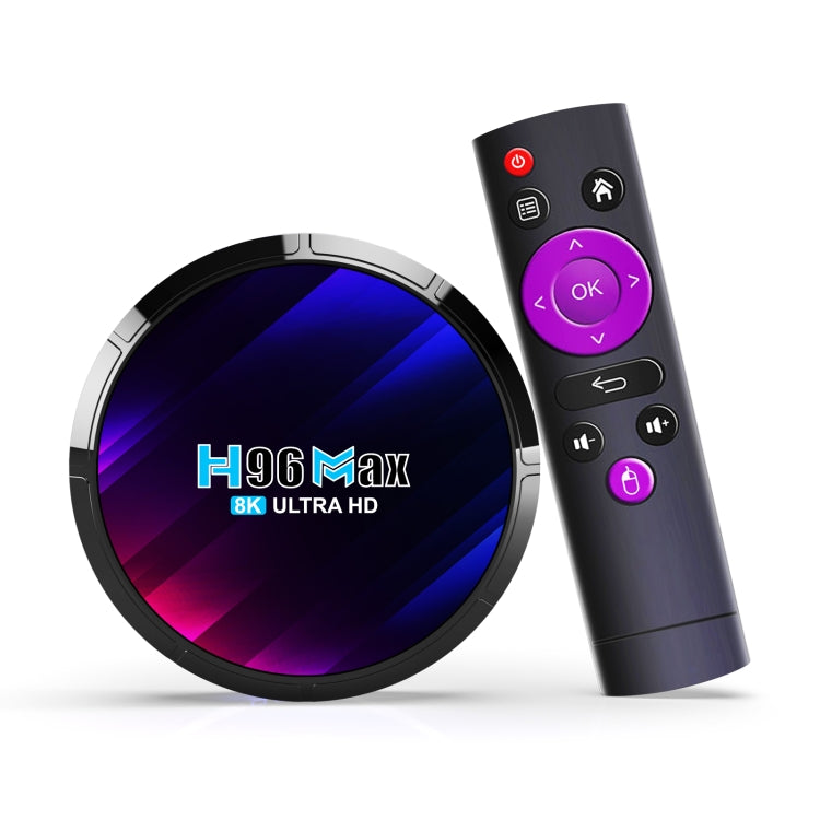H96 Max 8K Ultra HD Smart TV Box Android 13.0 Media Player con control remoto, RK3528 Quad-Core, 2GB+16GB, 2GB+16GB