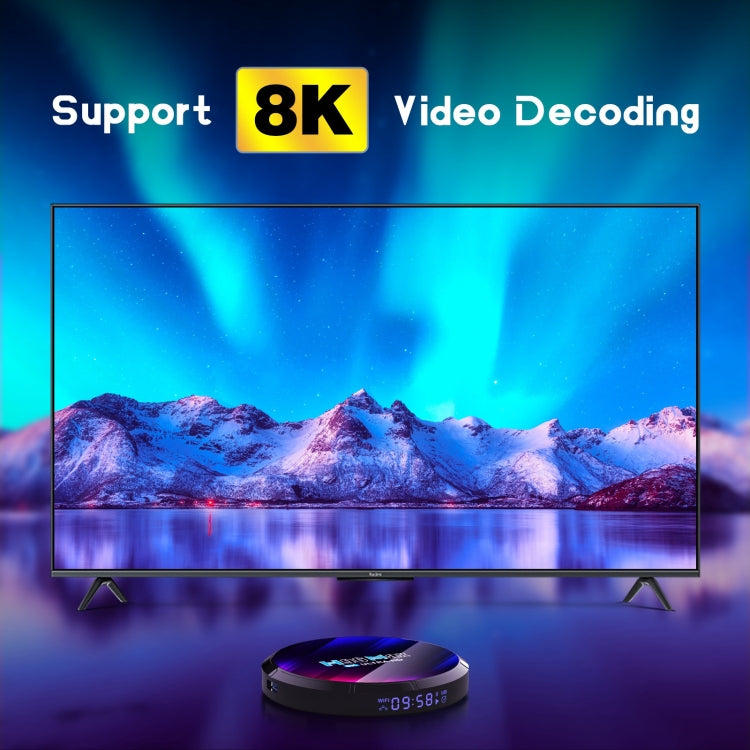H96 Max 8K Ultra HD Smart TV Box Android 13.0 Media Player con control remoto, RK3528 Quad-Core, 2GB+16GB, 2GB+16GB