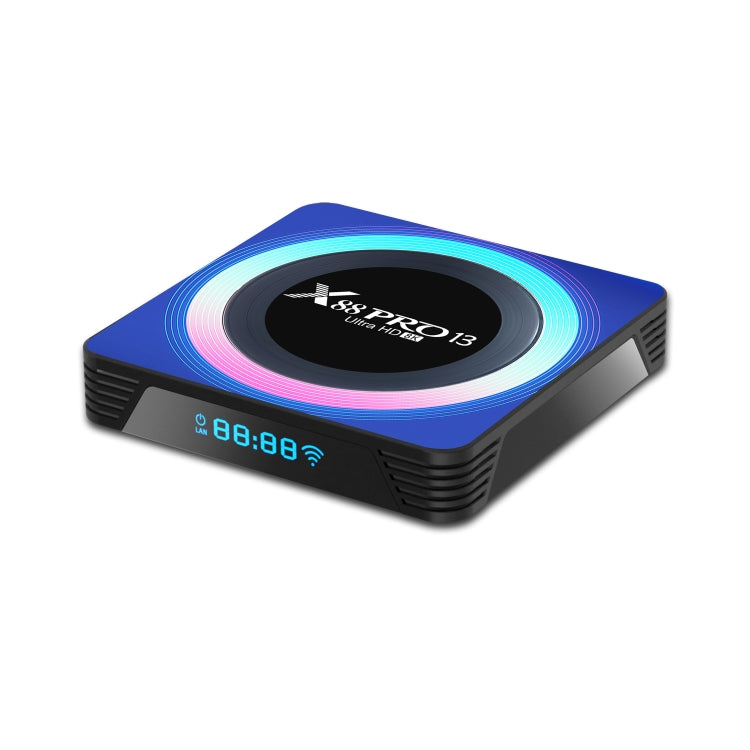 Acrylic X88 Pro 13 8K Ultra HD Android 13.0 Smart TV Box con control remoto, RK3528 Quad-Core, 4G+32GB, 4G+32GB