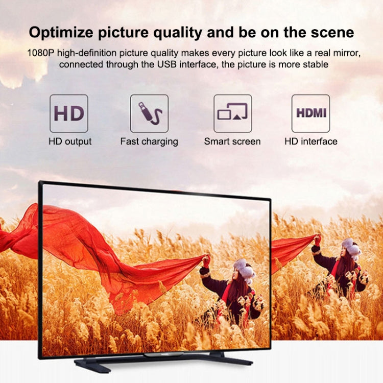 MiraScreen G2 Receptor Dongle inalámbrico con pantalla WiFi Airplay Miracast DLNA 1080P HD TV Stick para iPhone, Samsung y otros teléfonos inteligentes Android, G2 2.4GHz