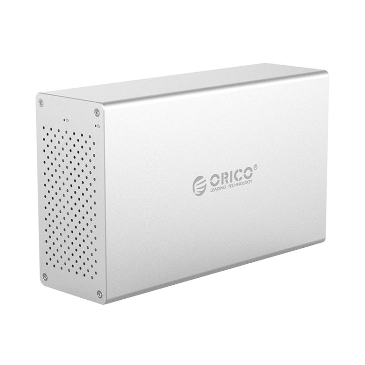 ORICO Honeycomb Series WS200RU3 SATA 3,5 pulgadas 20TB USB 3,0 carcasa de disco duro/SSD de aleación de aluminio de doble bahía con Raid, USB 3.0 Dual Bays with Raid