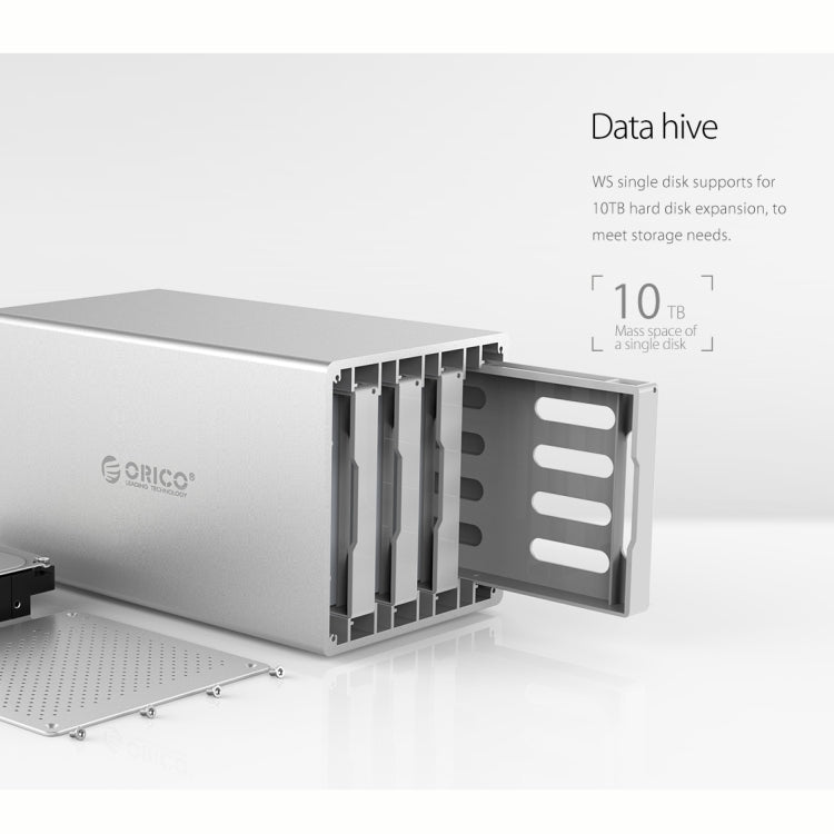 ORICO Honeycomb Series WS200RU3 SATA 3,5 pulgadas 20TB USB 3,0 carcasa de disco duro/SSD de aleación de aluminio de doble bahía con Raid, USB 3.0 Dual Bays with Raid