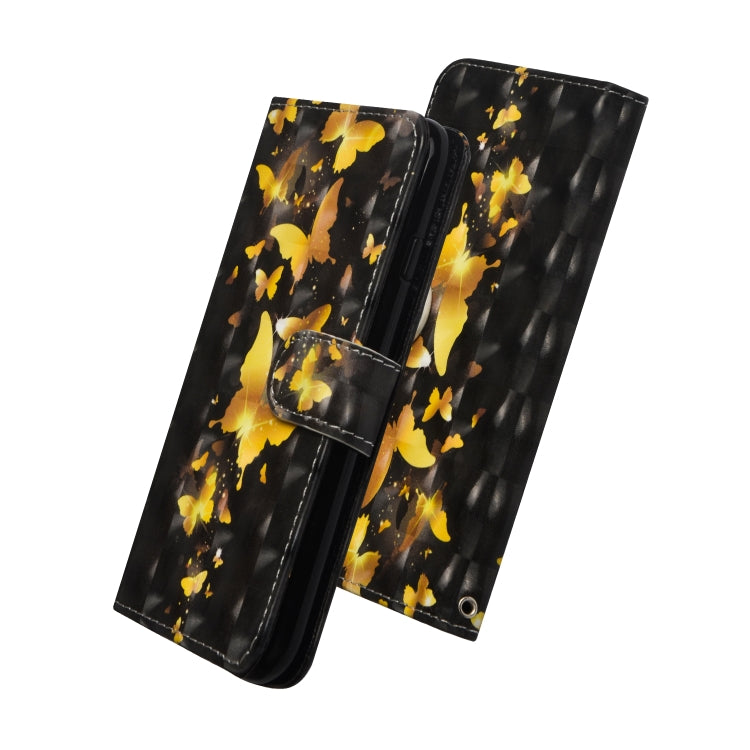Patrón de pintura 3D Flip horizontal TPU + Funda de cuero PU con soporte y ranuras para tarjetas y billetera, For iPhone 6 Plus / 6s Plus, For iPhone 6 / 6s, For iPhone 7 Plus, For iPhone SE 2022 / SE 2020 / 8 / 7