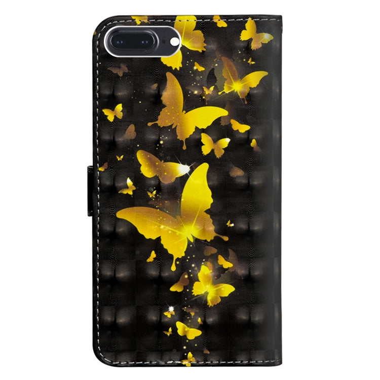 Patrón de pintura 3D Flip horizontal TPU + Funda de cuero PU con soporte y ranuras para tarjetas y billetera, For iPhone 8 Plus, For iPhone XS / X, For iPhone XS Max