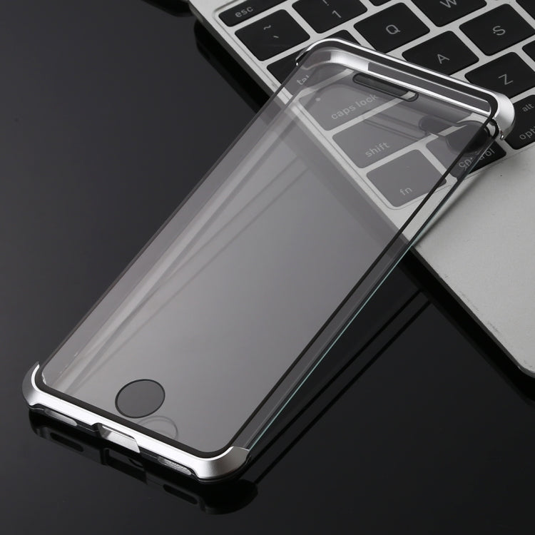 Carcasa de vidrio templado de doble cara con absorción magnética y marco angular ultrafino para iPhone 8, For iPhone 8