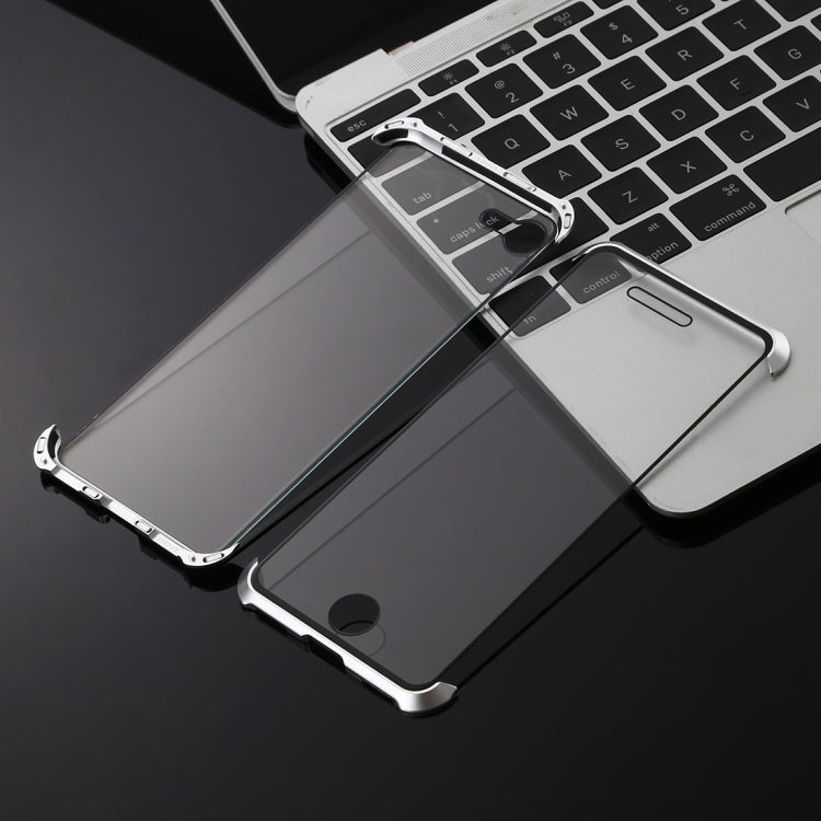 Carcasa de vidrio templado de doble cara con absorción magnética y marco angular ultrafino para iPhone 8, For iPhone 8