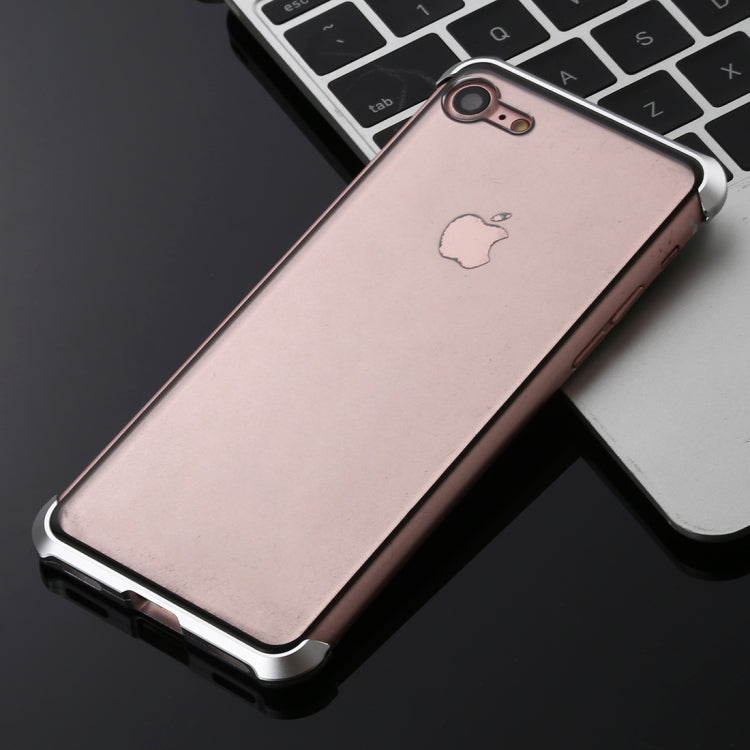 Carcasa de vidrio templado de doble cara con absorción magnética y marco angular ultrafino para iPhone 8, For iPhone 8