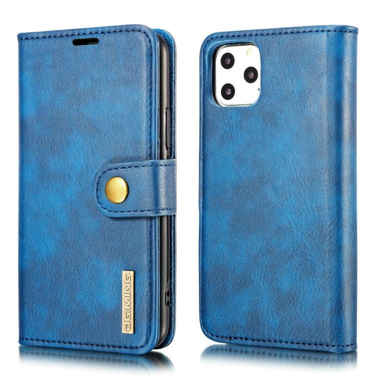 DG.MING Crazy Horse Texture Flip Estuche de cuero magnético desmontable con soporte y ranuras para tarjetas y billetera, For iPhone 11 Pro Max, For Samsung Galaxy Note 10+, for iPhone 11 Pro, for iPhone 11, for Galaxy Note 10, for Galaxy Note 10+      ...