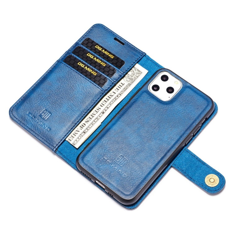 DG.MING Crazy Horse Texture Flip Estuche de cuero magnético desmontable con soporte y ranuras para tarjetas y billetera, For iPhone 11 Pro Max, For Samsung Galaxy Note 10+, for iPhone 11 Pro, for iPhone 11, for Galaxy Note 10, for Galaxy Note 10+      ...