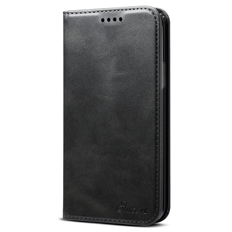 Suteni Calf Texture Horizontal Flip Funda de cuero con soporte y ranuras para tarjetas y billetera para iPhone, For iPhone 11 Pro, For iPhone 11, For iPhone 11 Pro Max