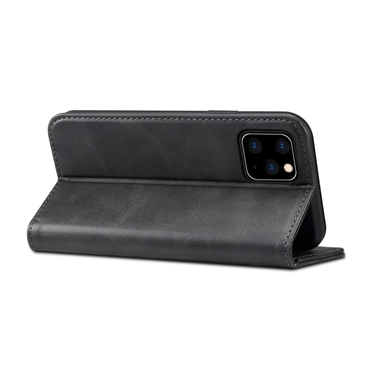 Suteni Calf Texture Horizontal Flip Funda de cuero con soporte y ranuras para tarjetas y billetera para iPhone, For iPhone 11 Pro, For iPhone 11, For iPhone 11 Pro Max