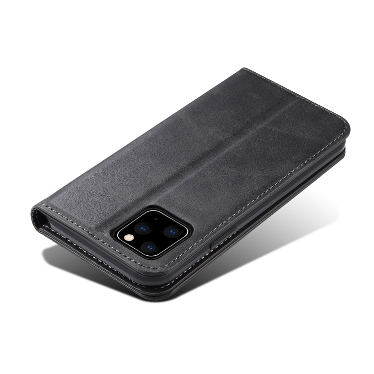 Suteni Calf Texture Horizontal Flip Funda de cuero con soporte y ranuras para tarjetas y billetera para iPhone, For iPhone 11 Pro, For iPhone 11, For iPhone 11 Pro Max