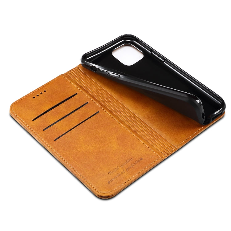 Suteni Calf Texture Horizontal Flip Funda de cuero con soporte y ranuras para tarjetas y billetera para iPhone, For iPhone 11 Pro, For iPhone 11, For iPhone 11 Pro Max