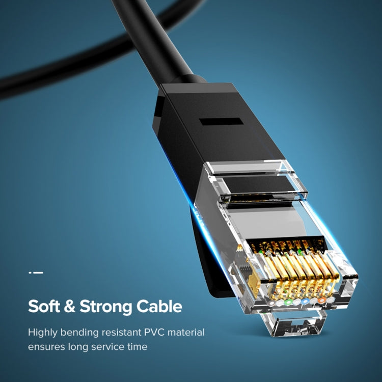 UGREEN NW102 Cat6 RJ45 Cable de Ethernet redondo de par trenzado Gigabit para el hogar, 1m, 2m, 3m, 5m, 8m, 10m, 15m, 20m