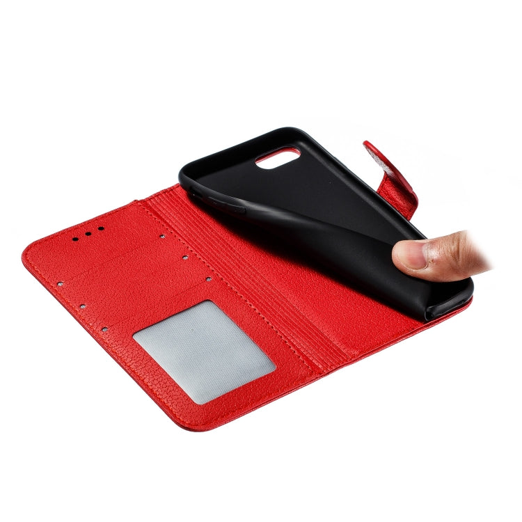 Estuche de cuero con tapa horizontal con textura de litchi con patrón de plumas con billetera y soporte y ranuras para tarjetas, For iPhone SE 2022 / SE 2020 / 8 / 7, For iPhone 7 Plus / 8 Plus, For iPhone 11 Pro, For iPhone 11, For iPhone 11 Pro Max  ...
