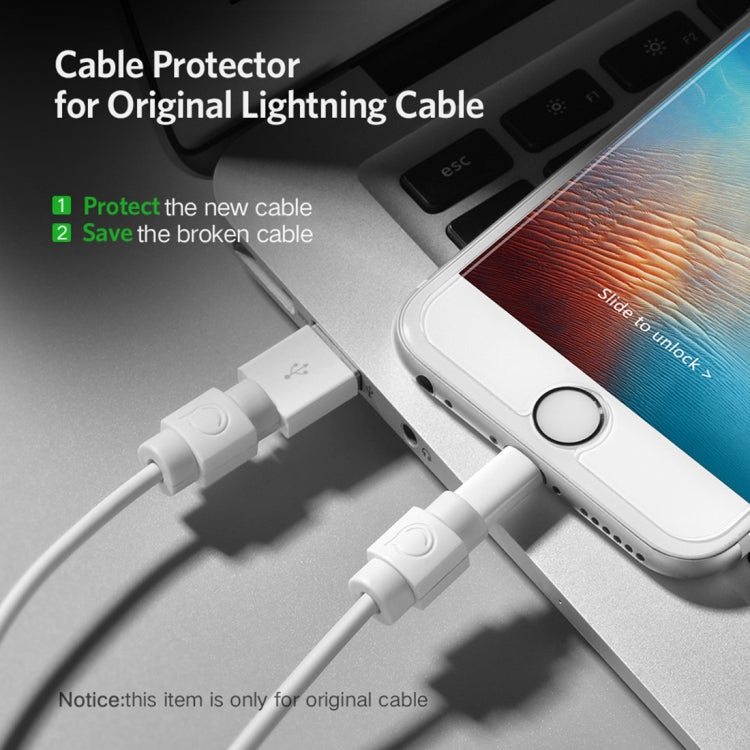 Protector de cable de datos antirrotura UGREEN LP127 de 6 piezas para todos los cables de datos originales de Apple