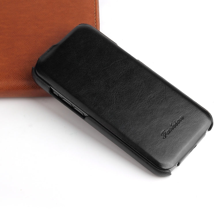 Funda de cuero PU con tapa vertical y textura de cera de aceite retro Fierre Shann, For iPhone 12 mini, For iPhone 12 / 12 Pro, For iPhone 12 Pro Max