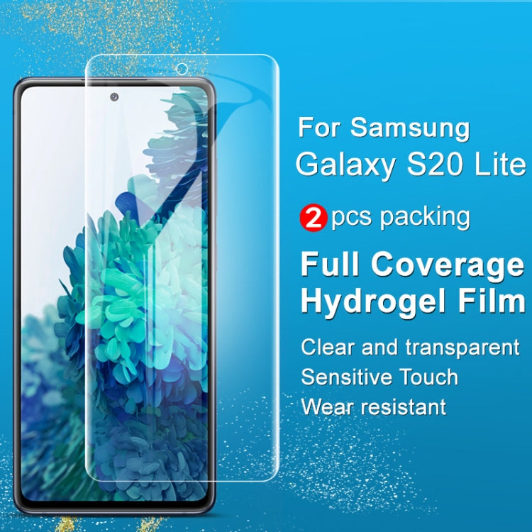 2 PCS IMAK Hydrogel Film III Protector de pantalla de cobertura total, For Huawei Mate 40 Pro 5G, For Huawei Mate 40 Pro+ 5G, For OnePlus 8T, For Google Pixel 4a 4G, For Google Pixel 4a 5G, For Asus Zenfone 7 ZS670KS, For Samsung Galaxy S20+           ...