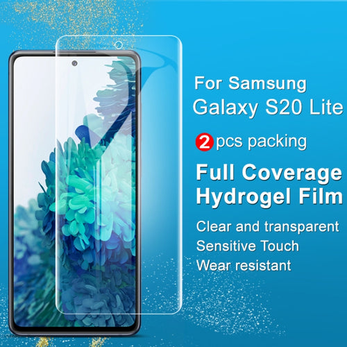 2 PCS IMAK Hydrogel Film III Protector de pantalla de cobertura total, For Huawei Mate 40 Pro 5G, For Huawei Mate 40 Pro+ 5G, For OnePlus 8T, For Google Pixel 4a 4G, For Google Pixel 4a 5G, For Asus Zenfone 7 ZS670KS, For Samsung Galaxy S20+           ...