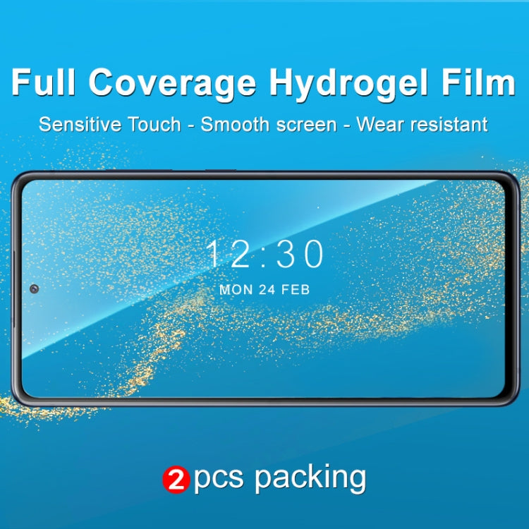 2 PCS IMAK Hydrogel Film III Protector de pantalla de cobertura total, For Huawei Mate 40 Pro 5G, For Huawei Mate 40 Pro+ 5G, For OnePlus 8T, For Google Pixel 4a 4G, For Google Pixel 4a 5G, For Asus Zenfone 7 ZS670KS, For Samsung Galaxy S20+           ...