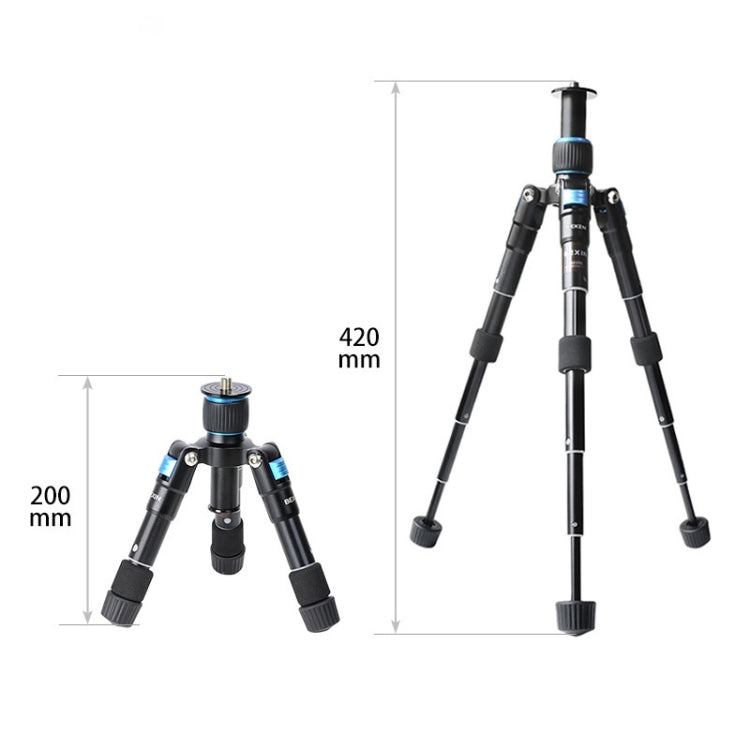 Mini trípodes para cámara de viaje BEXIN MS08 con cabezal esférico para cámara DSLR de teléfono inteligente