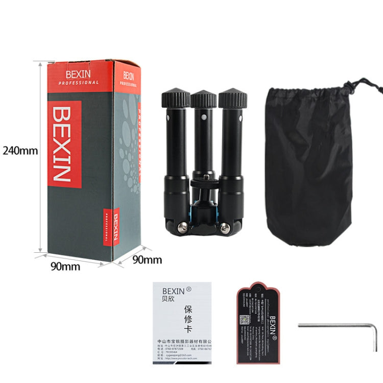 BEXIN MS15 Mini trípodes de cámara de escritorio multifuncionales para teléfono móvil con temporizador automático de cámara