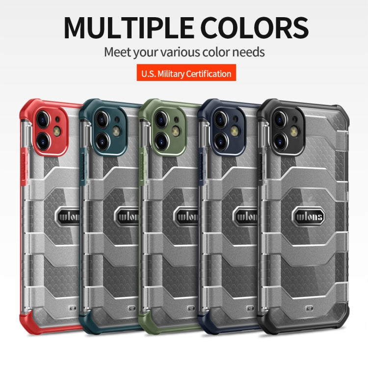 Funda protectora Wolns Explorer Series PC+TPU, For iPhone 11, For iPhone 11 Pro, For iPhone 11 Pro Max, For iPhone 12 mini, For iPhone 12 / 12 Pro, For iPhone 12 Pro Max