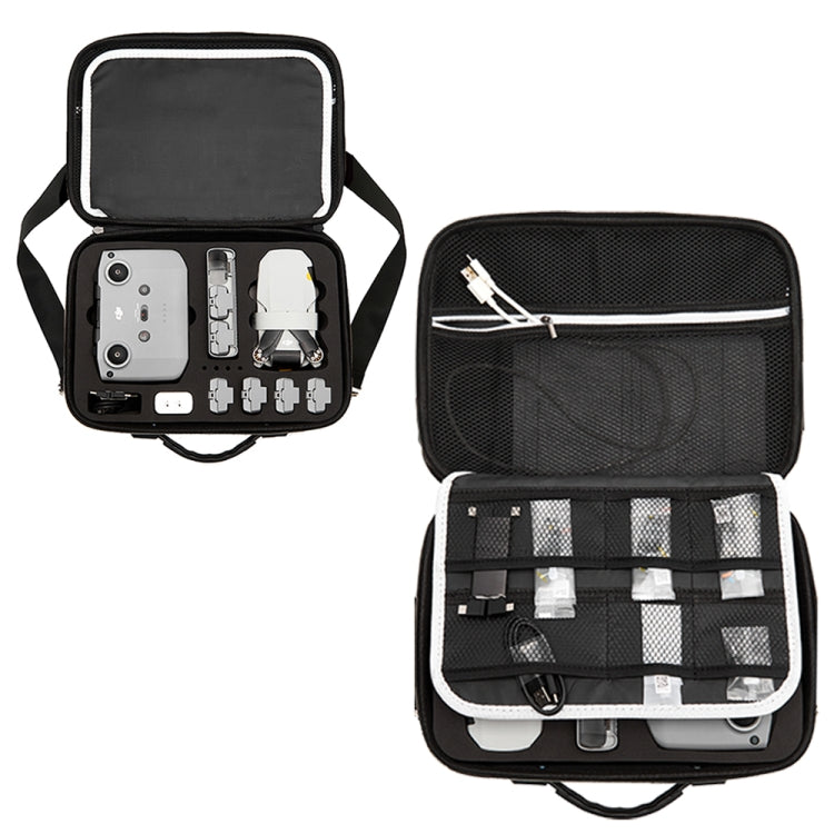 LS4456 multifunción PU hombro almacenamiento bolsa maleta con deflector para DJI Mavic Mini 2