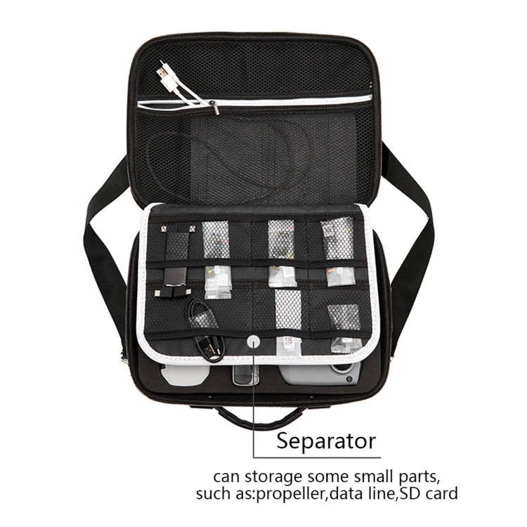 LS4456 multifunción PU hombro almacenamiento bolsa maleta con deflector para DJI Mavic Mini 2