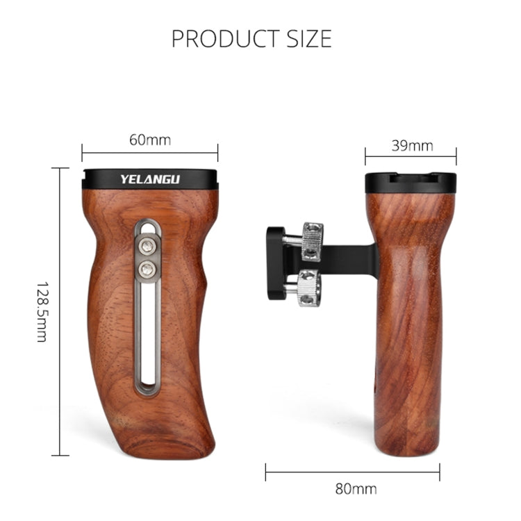 Mango de madera para cámara universal YELANGU A72