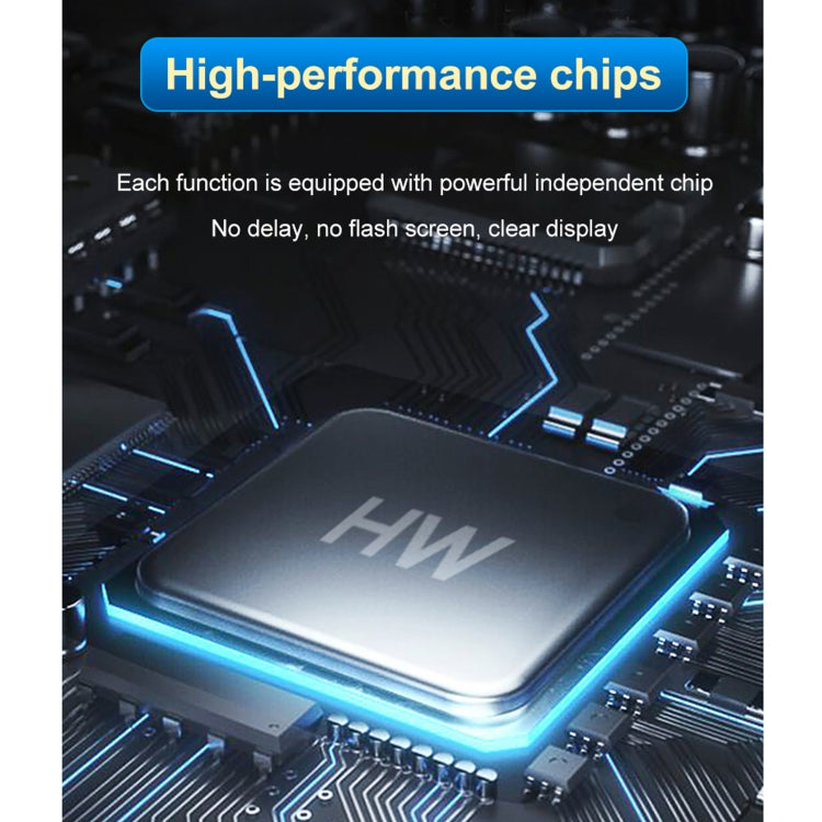 Convertidor de adaptador HW-6002 2 en 1 tipo C / USB-C a HDMI + VGA, HW-6002