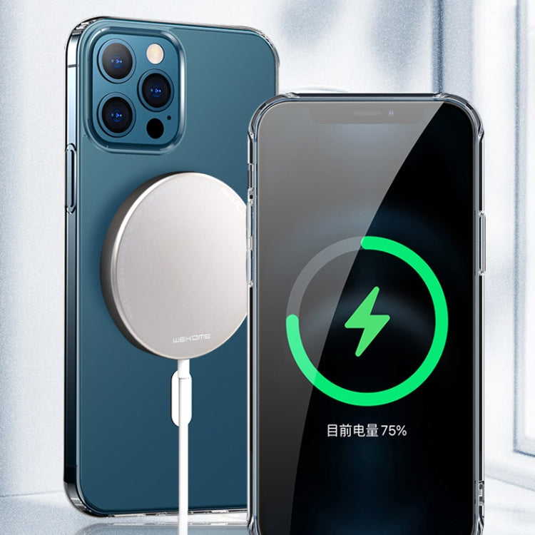 WK WPC-007 iDeal Series Magsafe Estuche Anillo magnético Todo incluido Clear TPU Estuche transparente a prueba de golpes, For iPhone 11, For iPhone 11 Pro, For iPhone 11 Pro Max, For iPhone 12 Mini, For iPhone 12 / 12 Pro, For iPhone 12 Pro Max