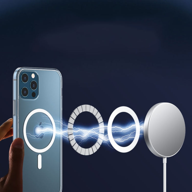 WK WPC-007 iDeal Series Magsafe Estuche Anillo magnético Todo incluido Clear TPU Estuche transparente a prueba de golpes, For iPhone 11, For iPhone 11 Pro, For iPhone 11 Pro Max, For iPhone 12 Mini, For iPhone 12 / 12 Pro, For iPhone 12 Pro Max