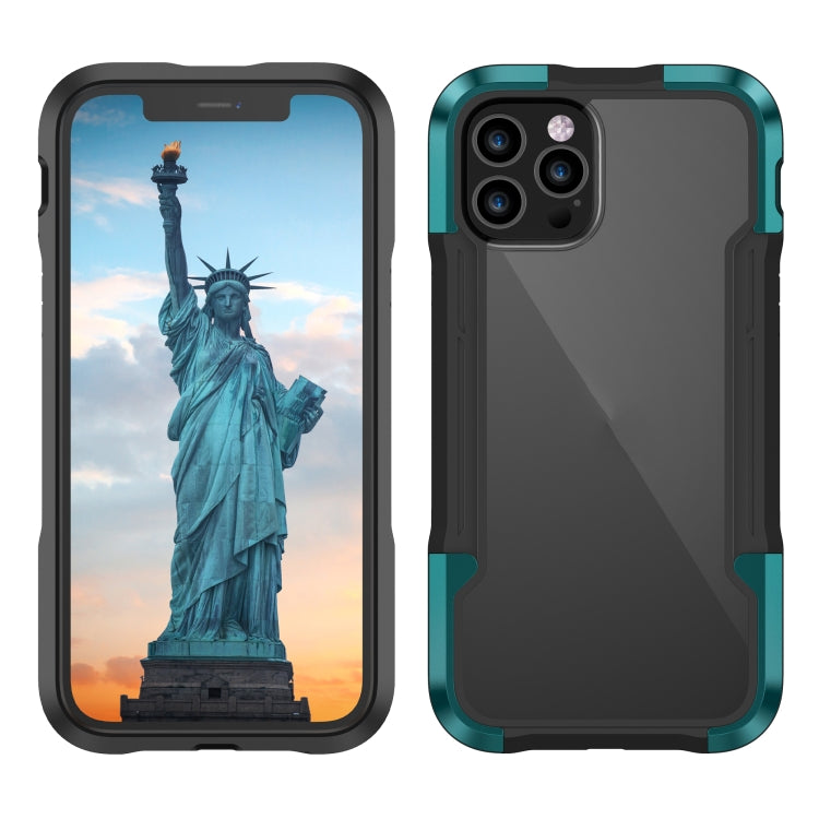 iPAKY Thunder Series Estuche protector a prueba de golpes de aleación de aluminio, For iPhone 12, For iPhone 12 Pro, For iPhone 12 Pro Max, For iPhone 12 Mini