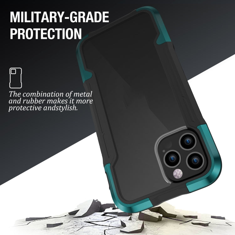 iPAKY Thunder Series Estuche protector a prueba de golpes de aleación de aluminio, For iPhone 12, For iPhone 12 Pro, For iPhone 12 Pro Max, For iPhone 12 Mini