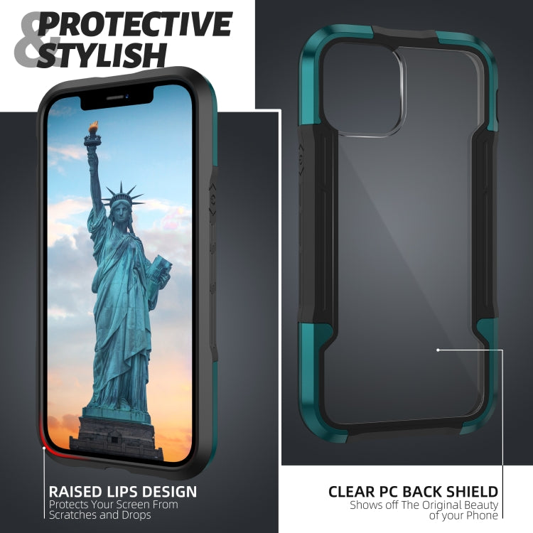 iPAKY Thunder Series Estuche protector a prueba de golpes de aleación de aluminio, For iPhone 12, For iPhone 12 Pro, For iPhone 12 Pro Max, For iPhone 12 Mini