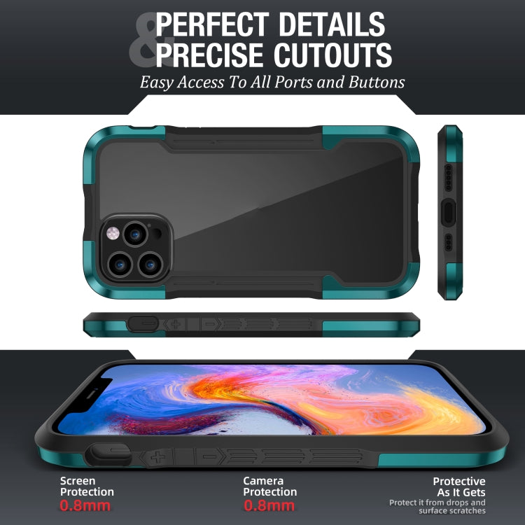 iPAKY Thunder Series Estuche protector a prueba de golpes de aleación de aluminio, For iPhone 12, For iPhone 12 Pro, For iPhone 12 Pro Max, For iPhone 12 Mini