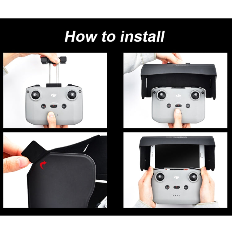 STARTRC 1108859 Placa antirreflectante para sombrilla magnética con control remoto plegable dedicada para DJI Mini 2 / Mavic Air 2, For DJI Mini 2 / Mavic Air 2