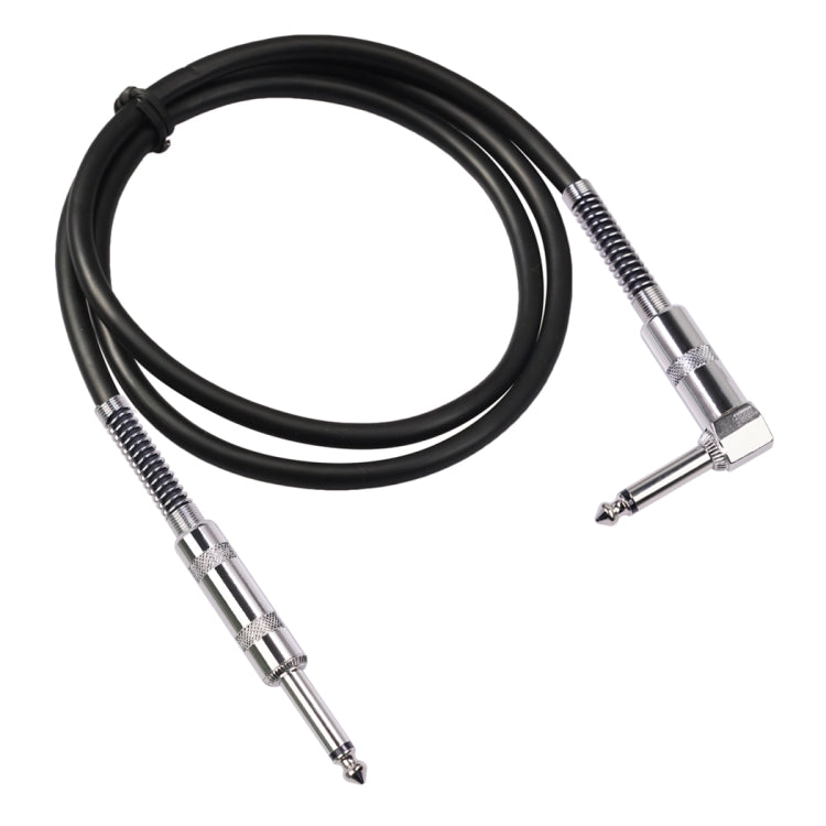 TC048SL Cable de audio de guitarra eléctrica con conector recto a codo de 6,35 mm, 1.8m, 3m, 6m, 10m