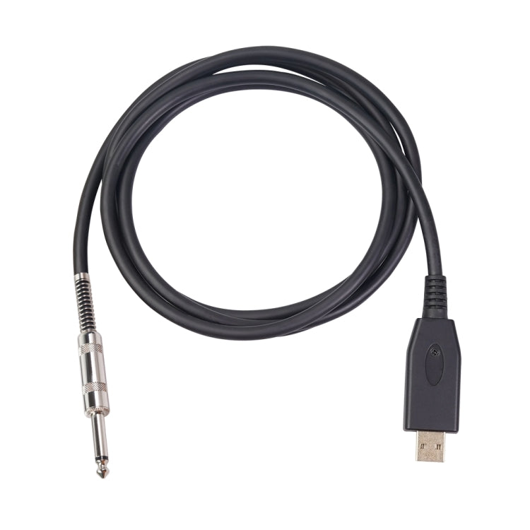 US48S USB a cable de grabación de guitarra eléctrica de 6,35 mm, 2m, 3m